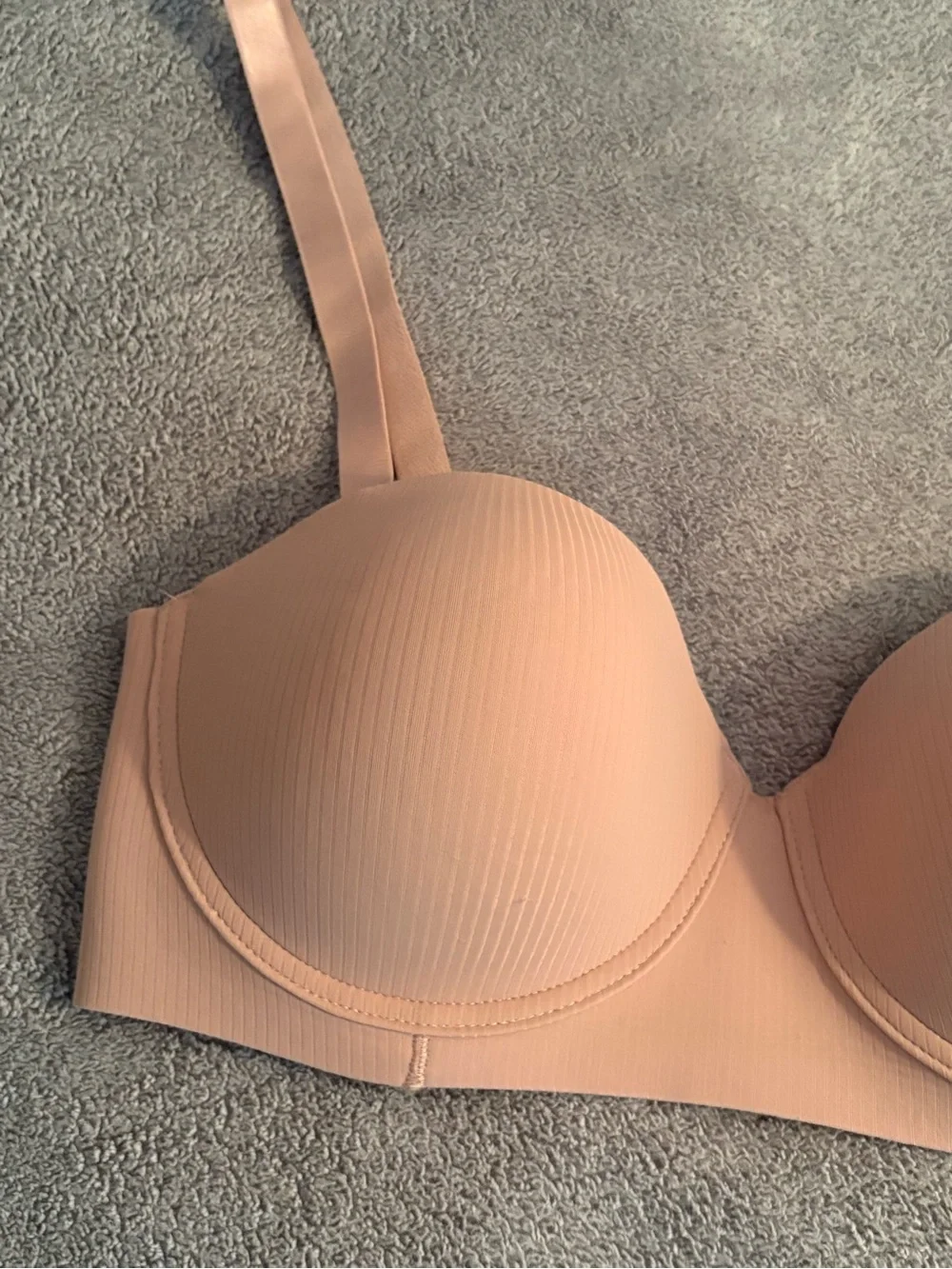 Nautica Intimates Bra 38C Light Pink Removable Straps Underwire Lightly Padded